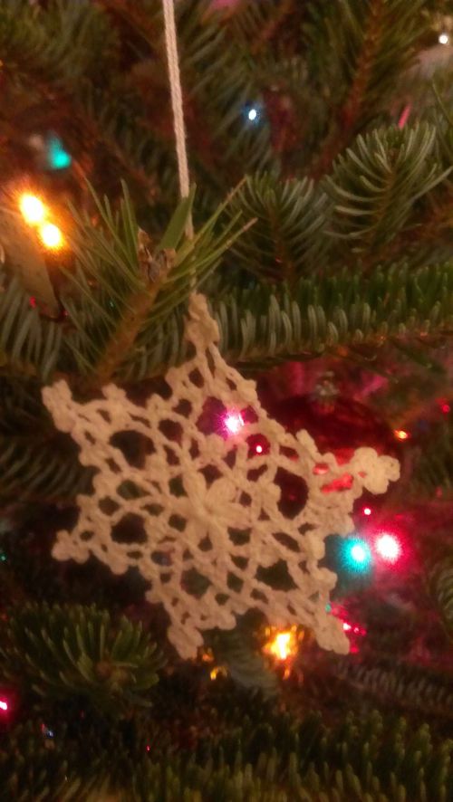 starch lace ornament